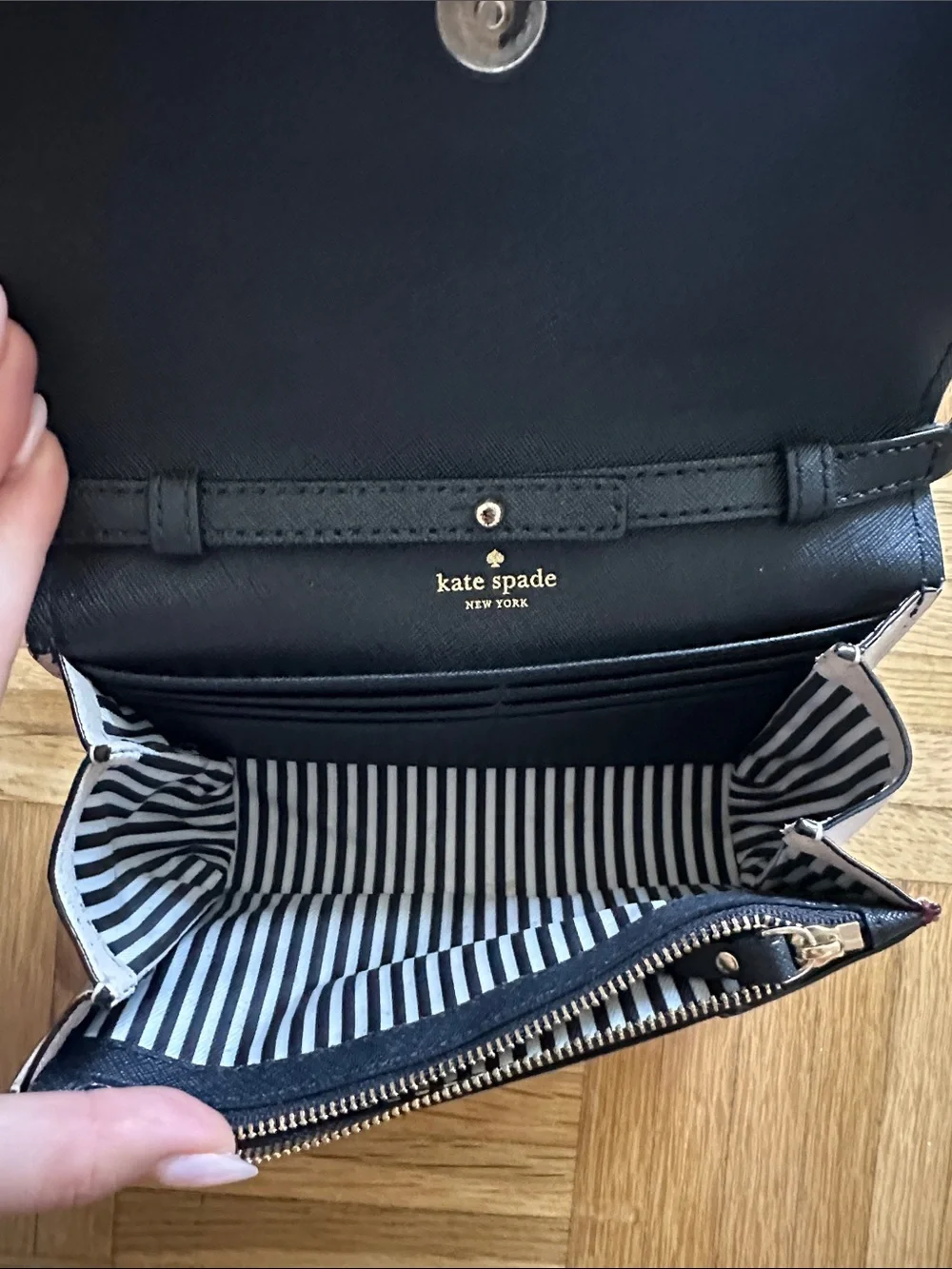 Kate Spade Two Toned Burgundy Cameron Convertible Crossbody
